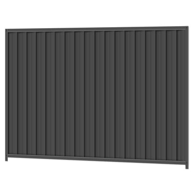 1800mm high Colorbond Fencing Panel 100% Australian Made (2.4m long) 3x Sheets, 2x Posts, 2x Rails, Screws. - Image 1