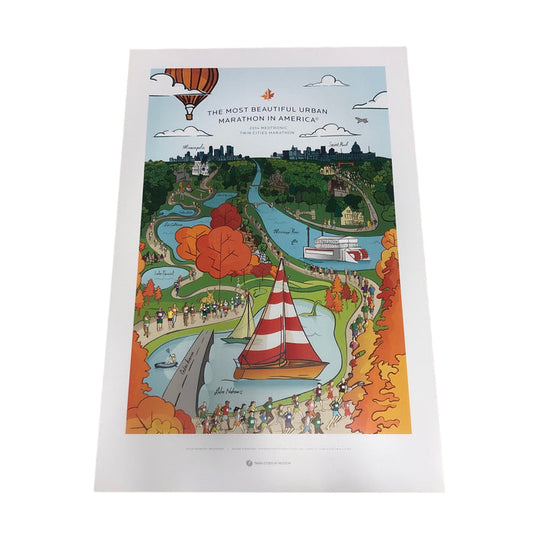2014 Medtronic Twin Cities Marathon Weekend Poster