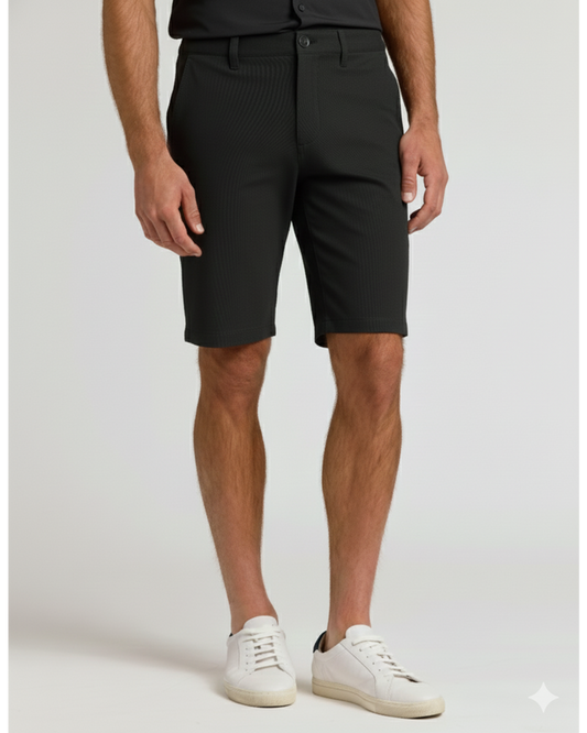 The Standard 9 Chino Shorts 3-Pack on person, showcasing fit.