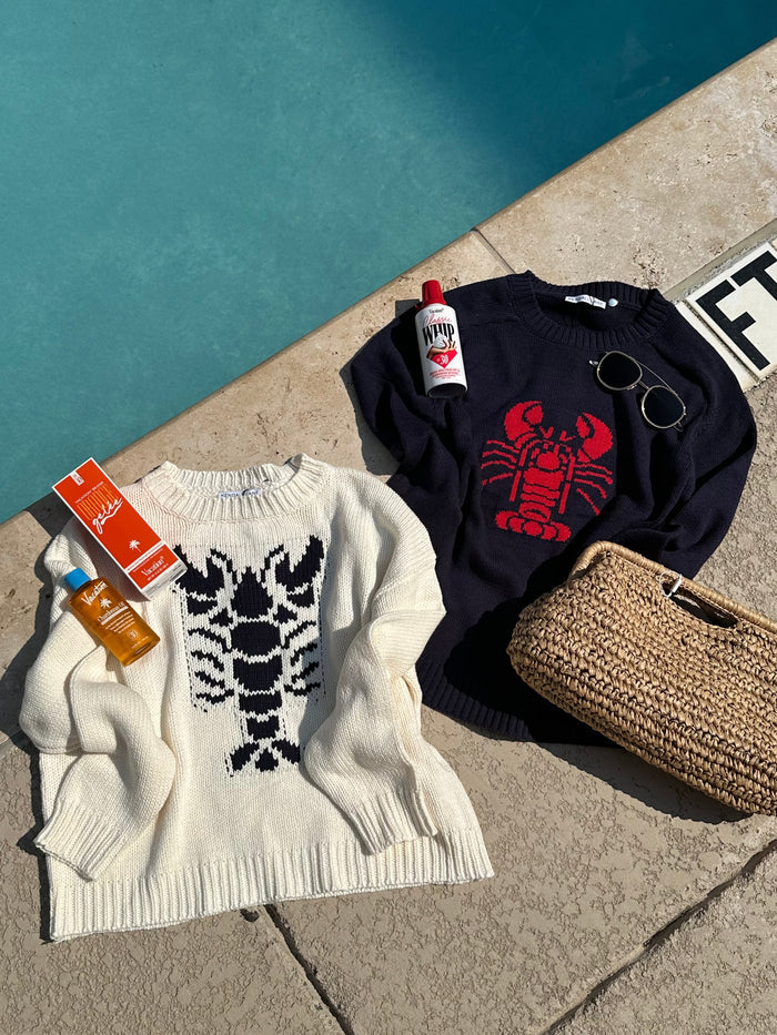 Lobster Sweater-Sweaters-Uniquities