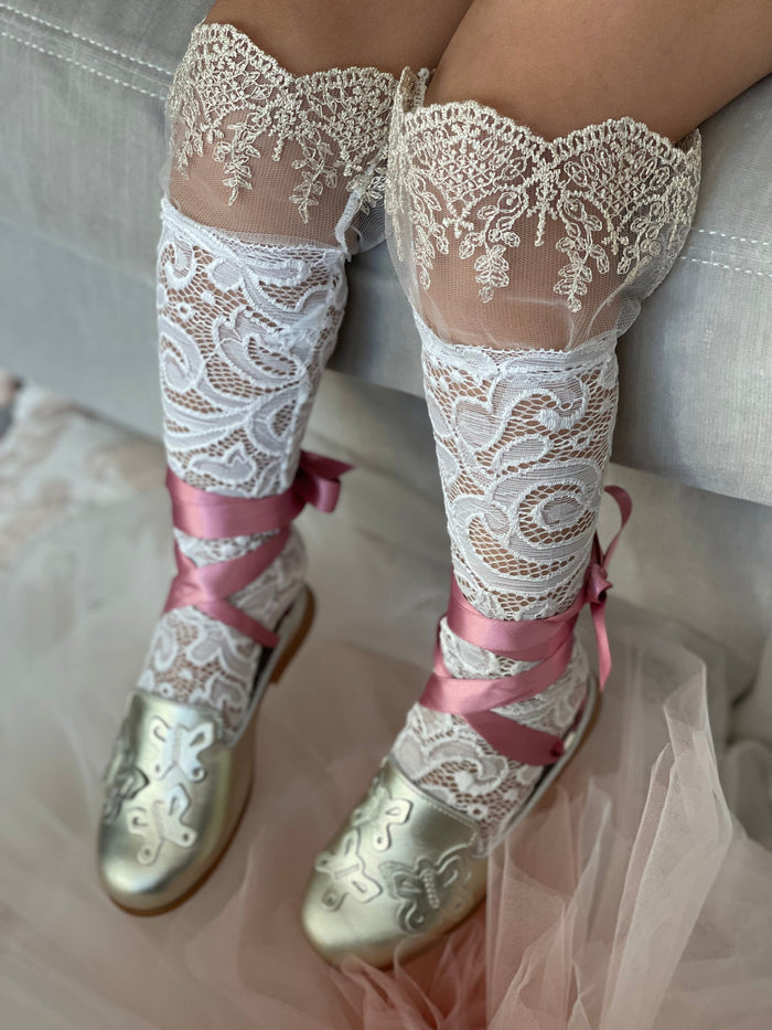 Aida Lace Socks - Petite Maison Kids