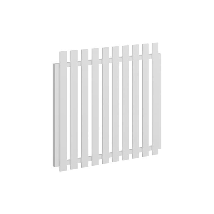 Oxworks Classic Picket Gate - Aluminium - 1090 x 1200mm - Image 1