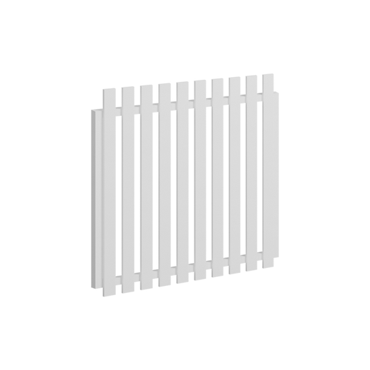 Oxworks Classic Picket Gate - Aluminium - 1090 x 1200mm - Image 1