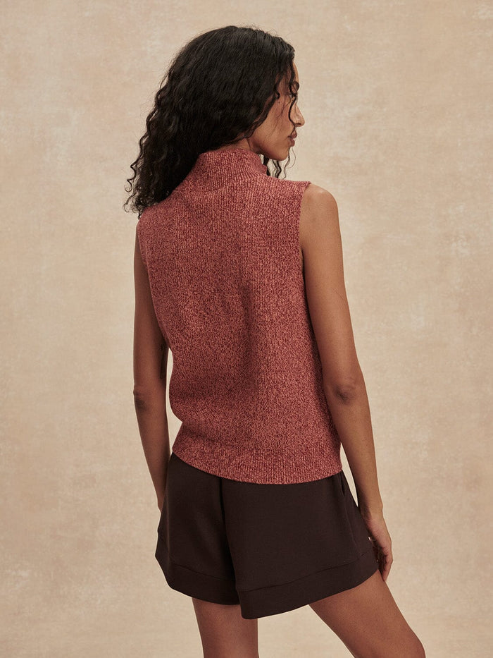 Amina Half Zip Knit-Lounge-Uniquities