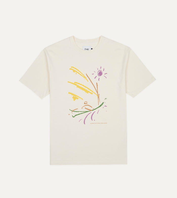 Antique White 'Sun Sail' Print Short-Sleeve Hiking T-Shirt