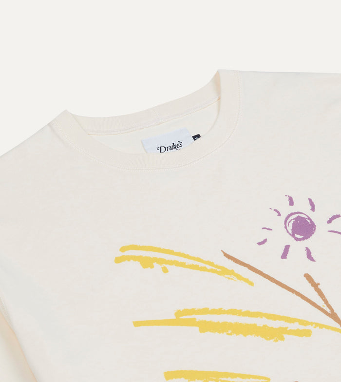 Antique White 'Sun Sail' Print Short-Sleeve Hiking T-Shirt