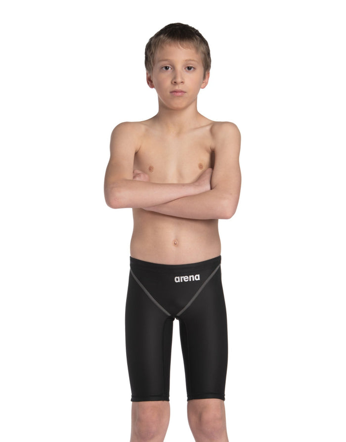 Arena Boys Powerskin ST Next black compression swim shorts with white logo