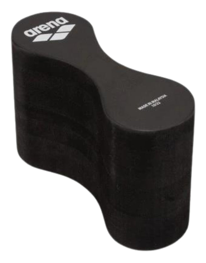 Arena Freeflow Pullbuoy II black swim block with white logo for upper body strength
