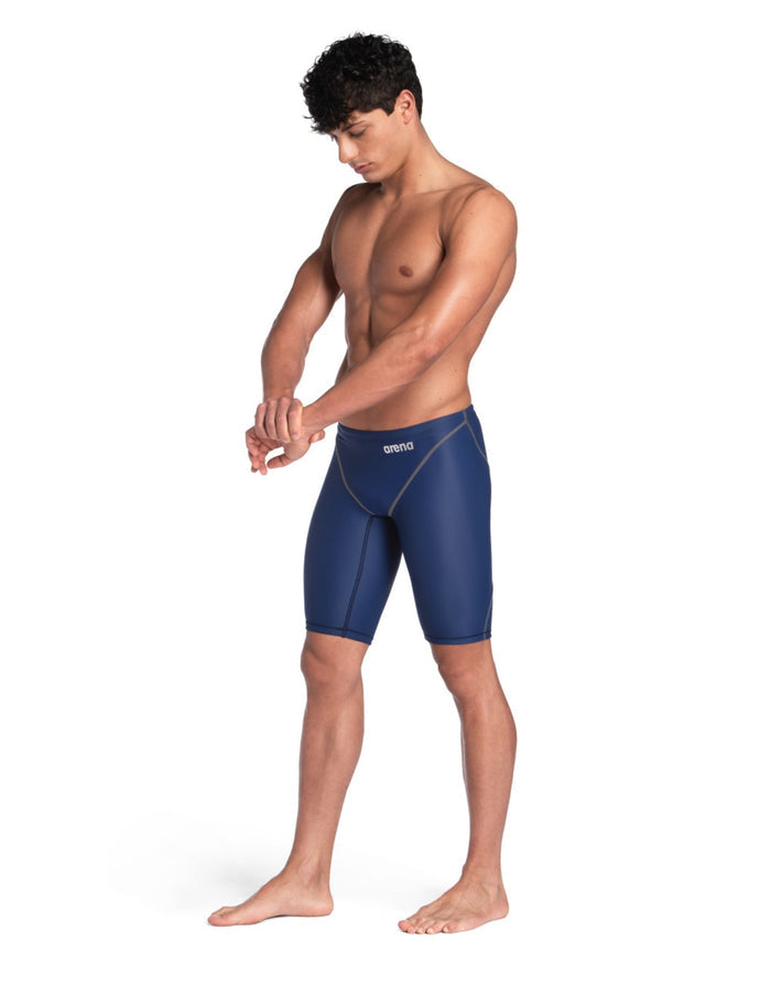 Navy Arena Powerskin ST NEXT Jammer with mild compression and sleek blue design