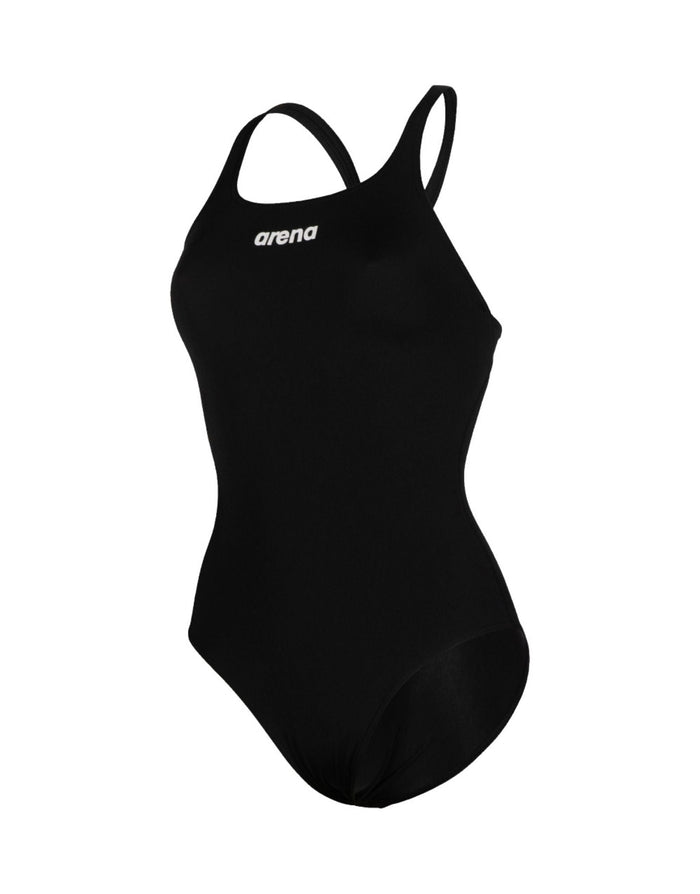 Arena Team Swim Pro Solid swimsuit in black with crisscross back