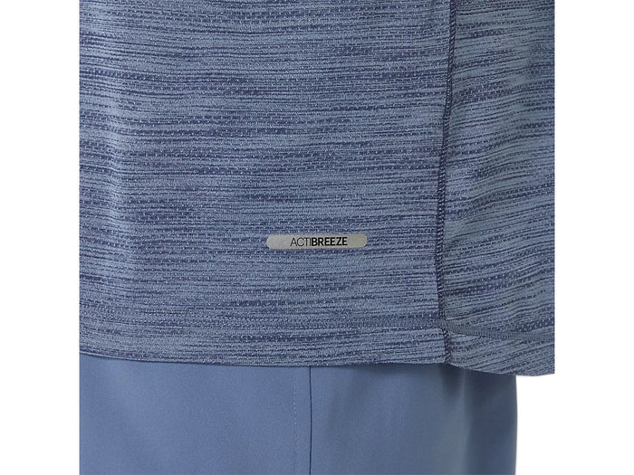 Asics Marathon Road Short Sleeve Top - Denim Blue/Thunder Blue (Men's Sizing)