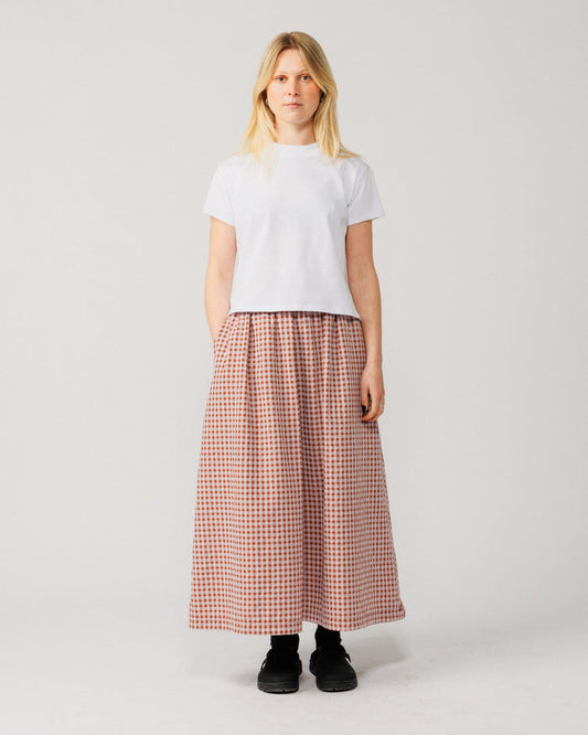 Ayla Skirt - Red Check