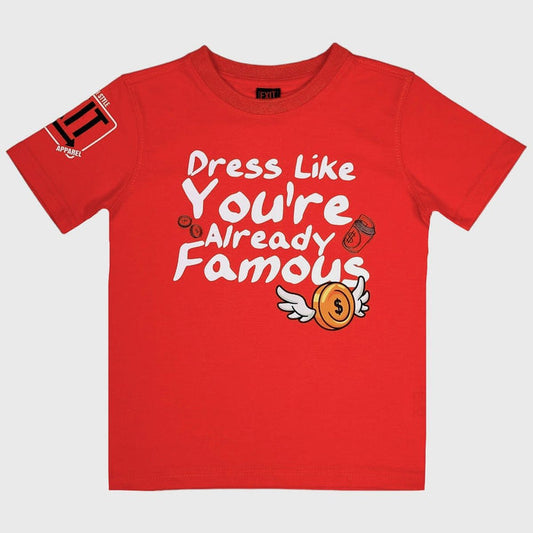 (B) EXIT DRESS LIKE U'RE ALREADY FAMOUS - EX-919 - RED