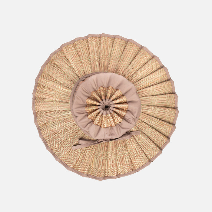 Baby & Kids Hand Woven Natural Grass Capri Hat - Flores Bungalow