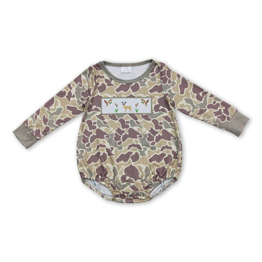 Baby LS Romper Duck Deer