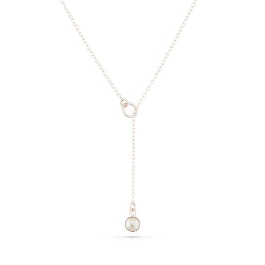 Ballerina Necklace in Silver