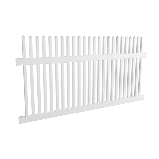 Oxworks Bayswater PVC Picket Panel Kit - UV Stabilised PVC - 1200mm Panel Height - - Image 1