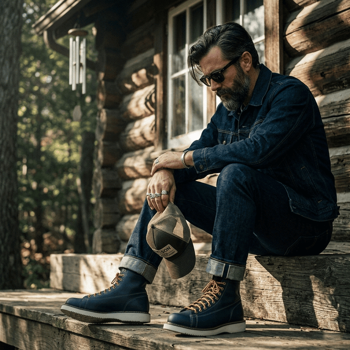 Botas British Azul