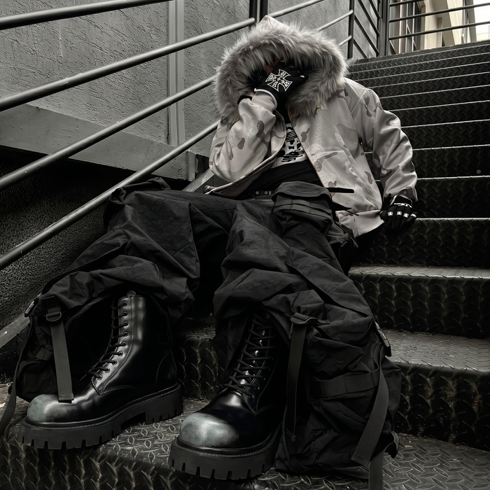 Botas Magnus Negro/Gris