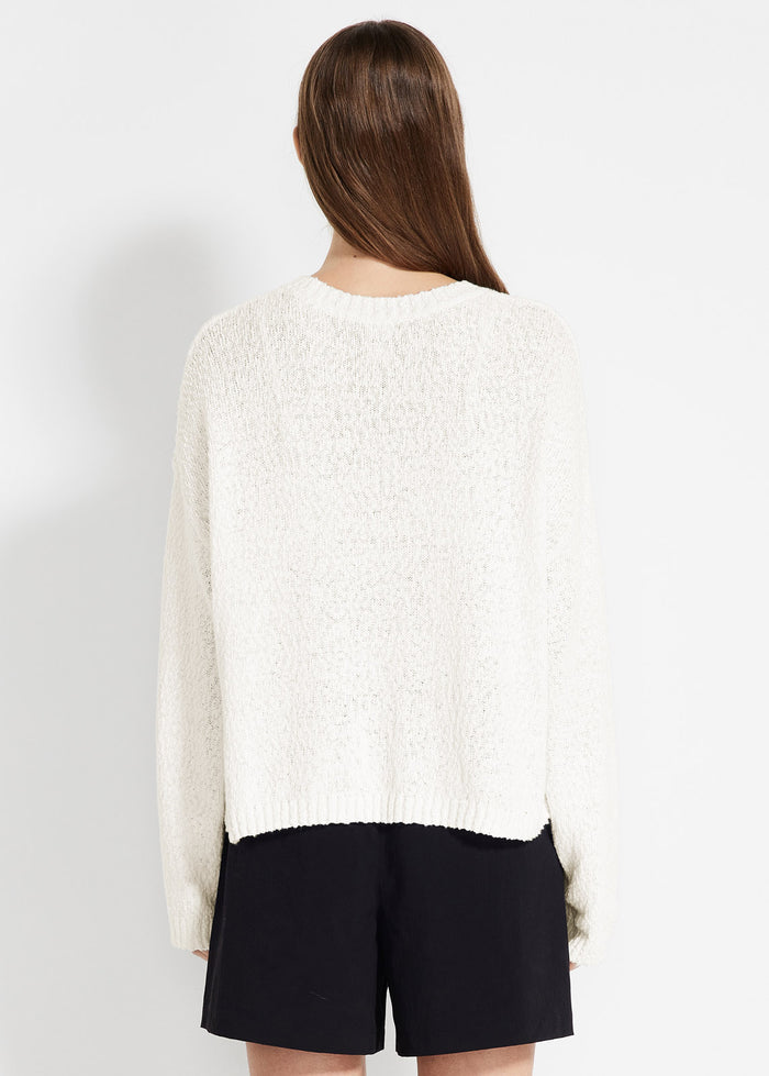 Boucle Knit Crew