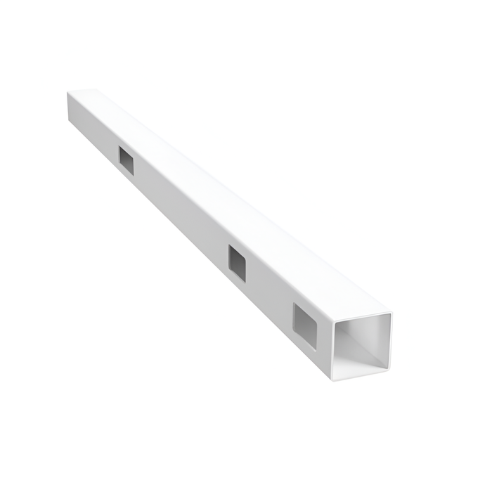 Oxworks Bridgehampton PVC End Post - White - 102mm x 102mm x 1900mm - Image 1