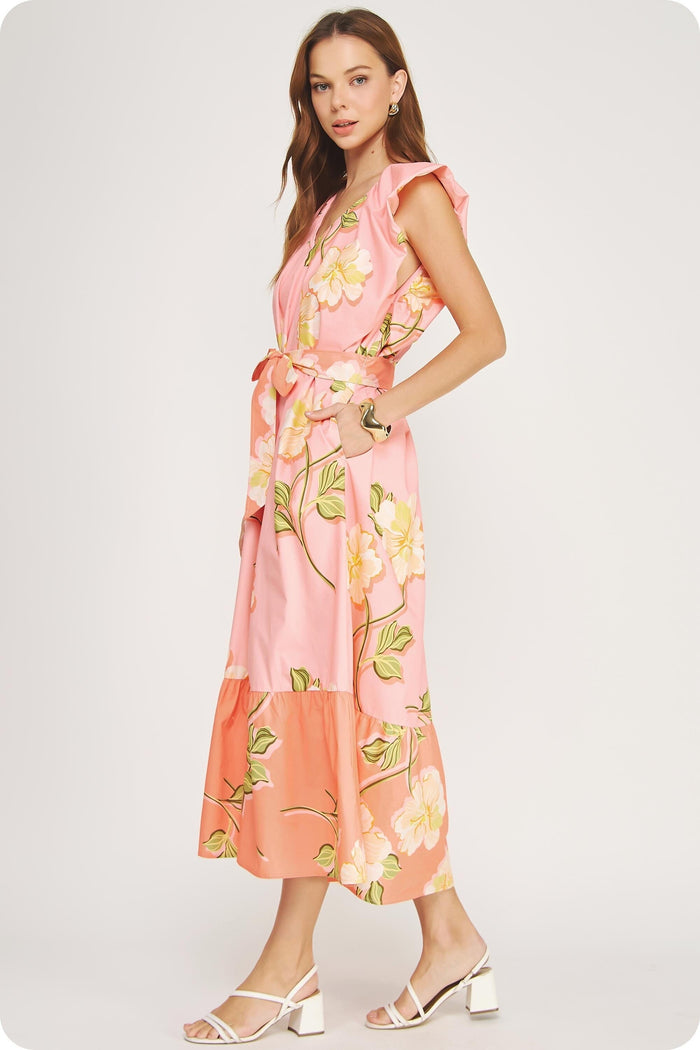 Brielle Tiered Dress-Dresses-Uniquities