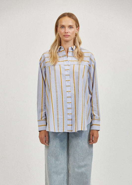 Bryce Button-Down Shirt - Blue