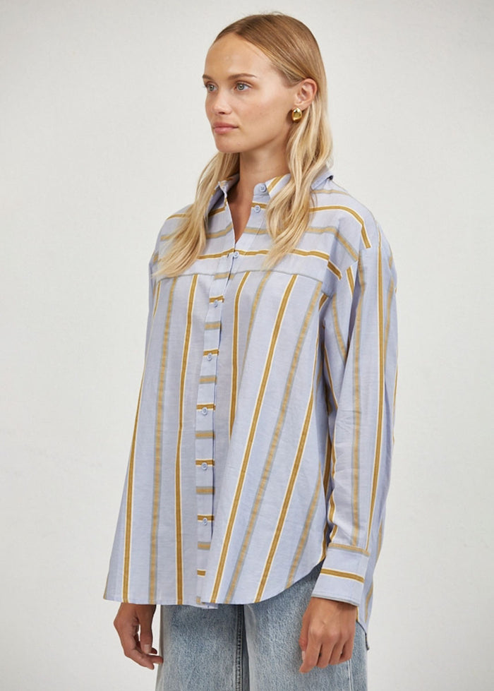 Bryce Button-Down Shirt - Blue