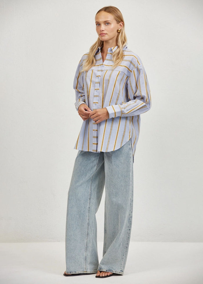 Bryce Button-Down Shirt - Blue