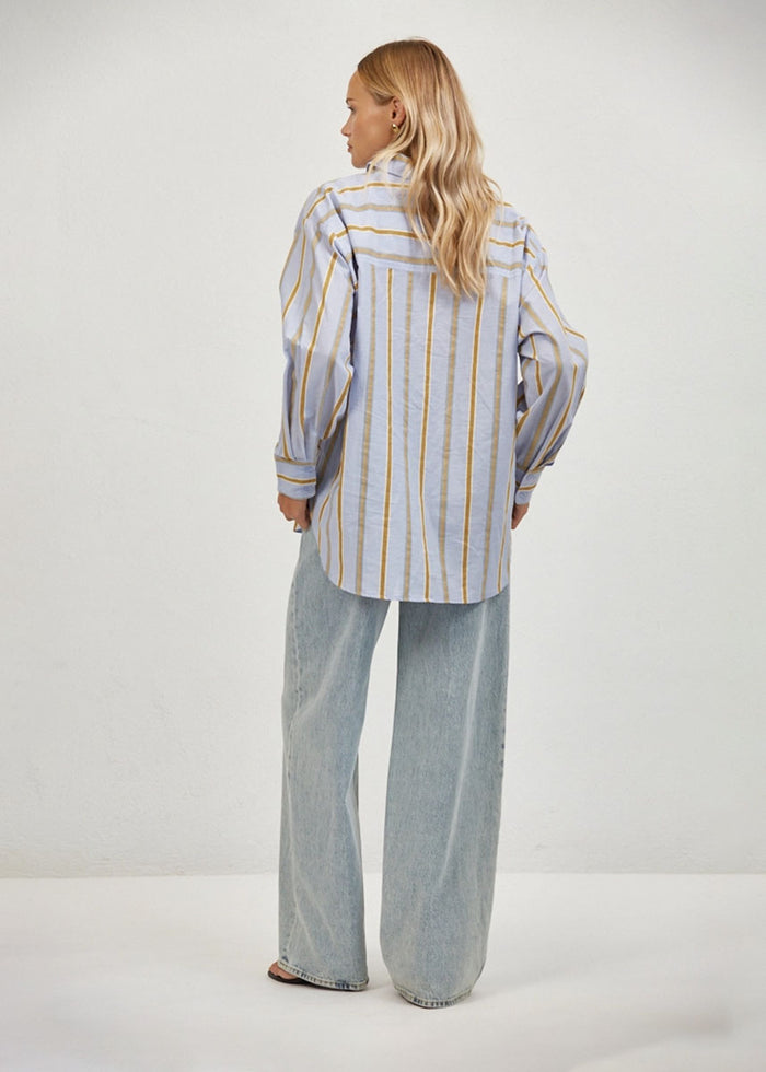 Bryce Button-Down Shirt - Blue