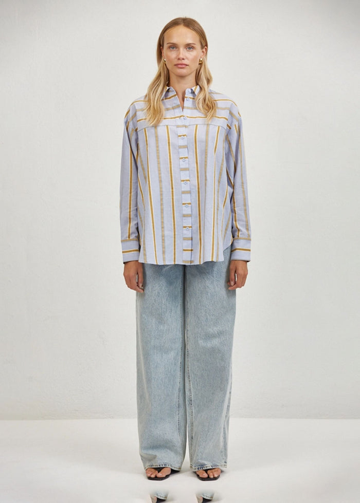 Bryce Button-Down Shirt - Blue