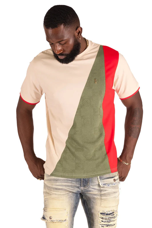 (B&T) MAKOBI "BENINI" T-SHIRT - M348 - OAT