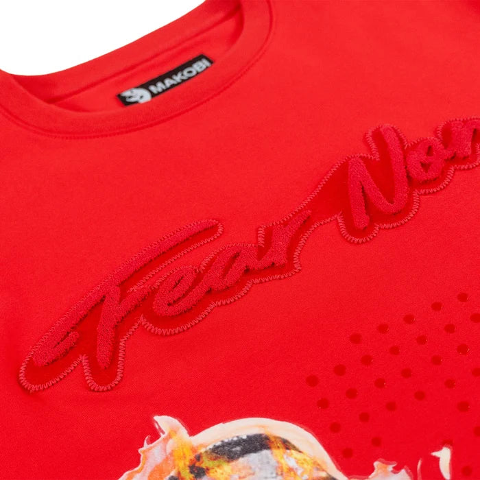 (B&T) MAKOBI "CHAMPIONE" T-SHIRT - M359B - RED