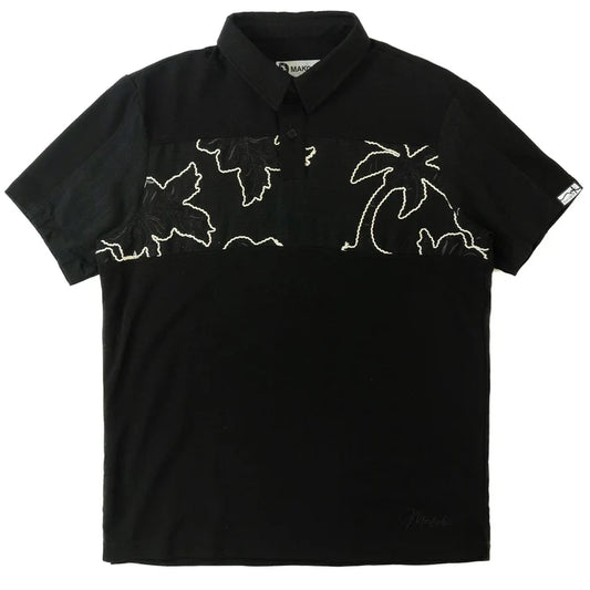 (B&T) MAKOBI "LEVONIA" POLO SHIRT - M422 - BLACK