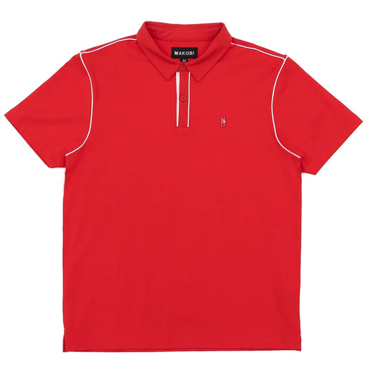 (B&T) MAKOBI RICCI CORE POLO TEE - M344 - RED