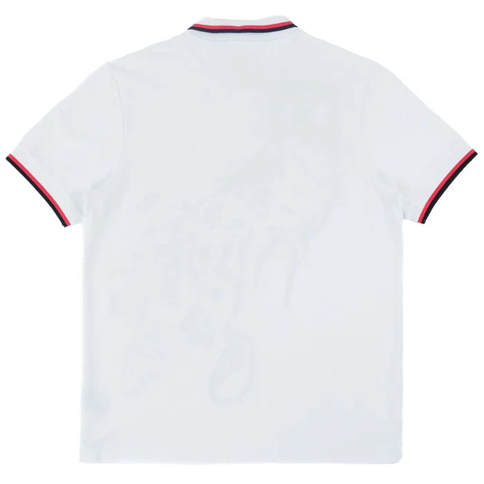 (B&T) MAKOBI "VERONA CHEETAH" POLO SHIRT - M388B - WHITE