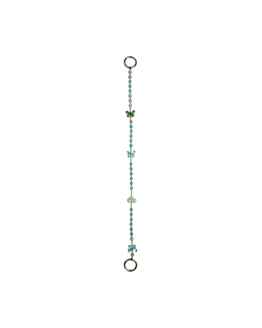 BUTTERFLY BAG CHAIN BLUE GREEN