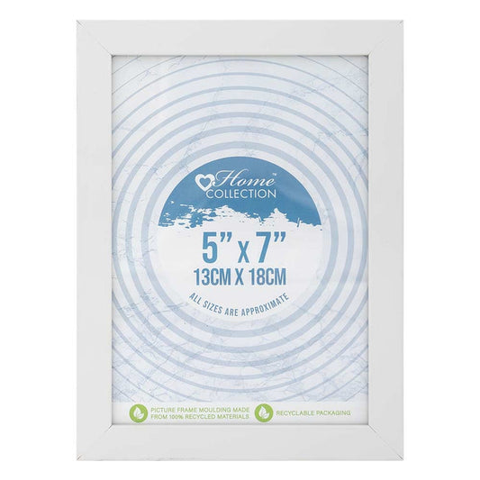 Cambridge White 5 X 7 Photo Frame | Poundstretcher  343459