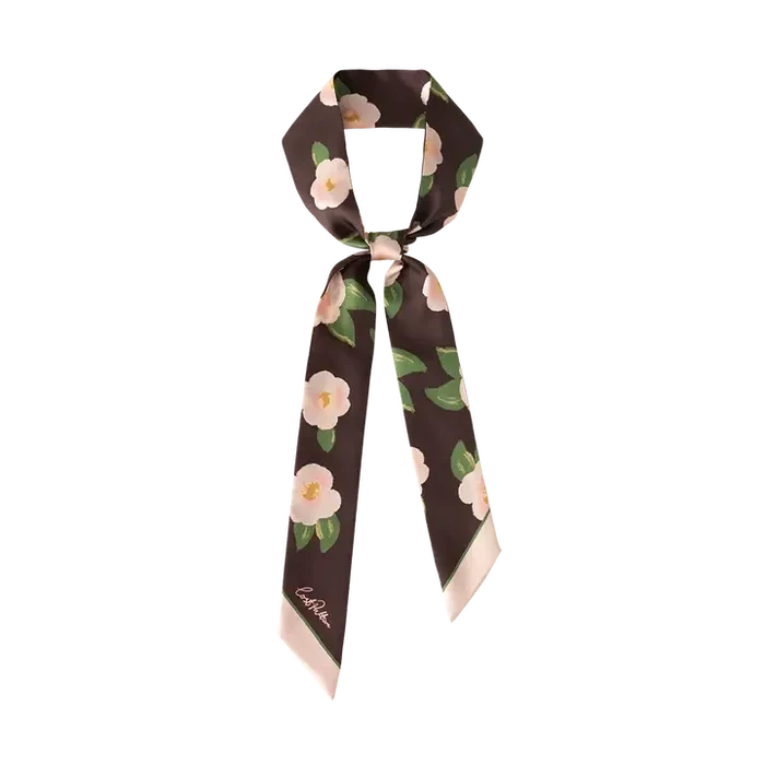Camellia Twilly Scarf-Accessories-Uniquities