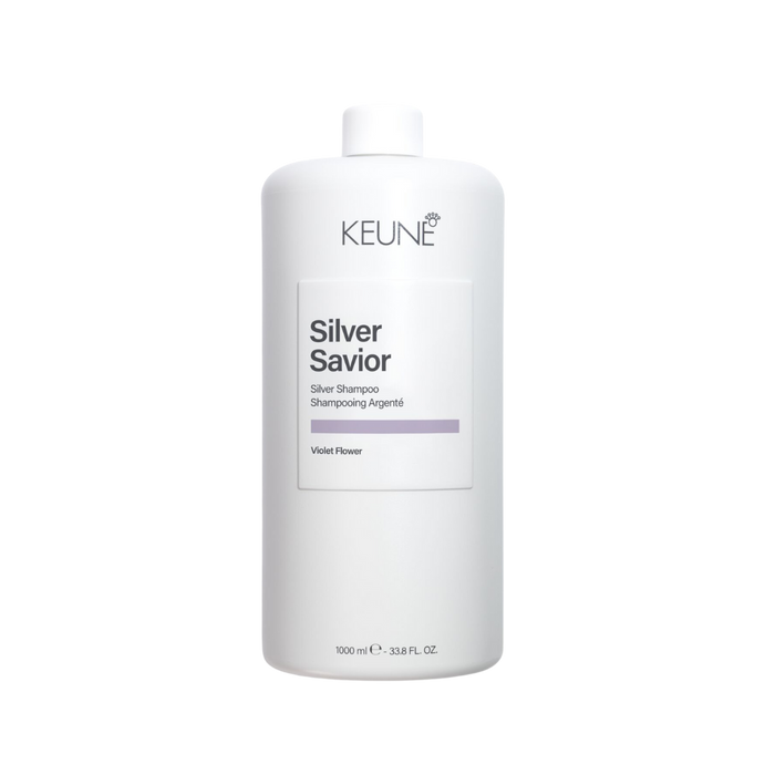 Keune Care Silver Savior Shampoo 1000ml. Literfles. Bij Care For Hair.