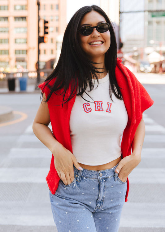 Chi Racer Tank - Natural
