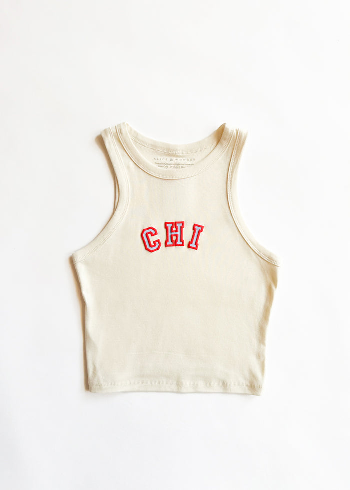 Chi Racer Tank - Natural