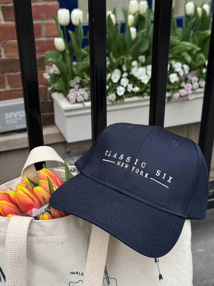 Classic Six Hat in Navy