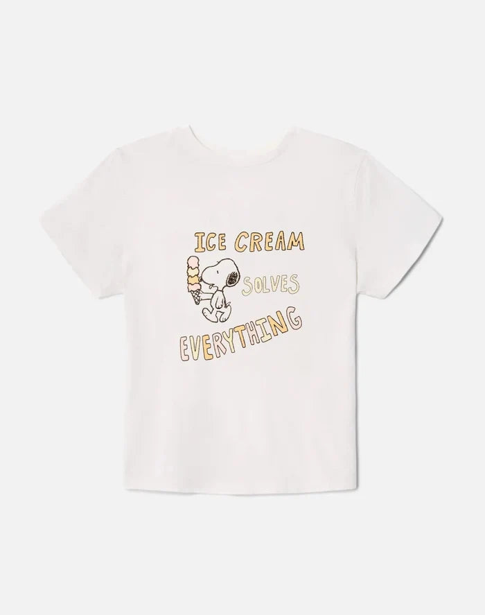 Classic Tee Snoopy Ice Cream-TEES-Uniquities