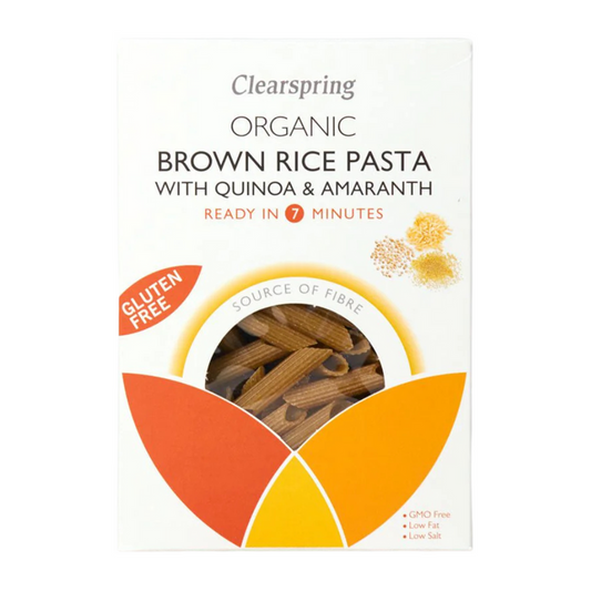 Clearspring Organic Gluten Free Brown Rice Pasta with Quinoa & Amaranth 250g
