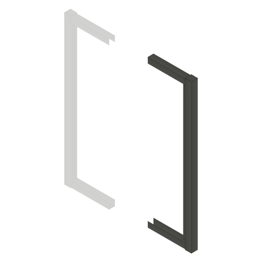 Oxworks Gate Stile - Galvanised Steel - 1500mm - Image 1