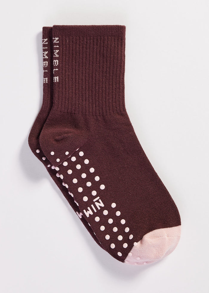 Contrast Grippy Pilates Sock