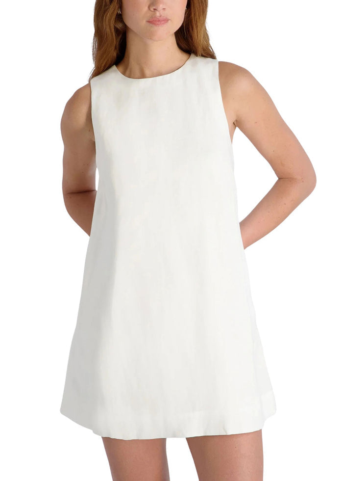 Cooper Linen Mini Dress-Dresses-Uniquities
