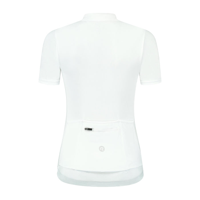 Rogelli Core fietsshirt dames wit korte mouw achterkant.
