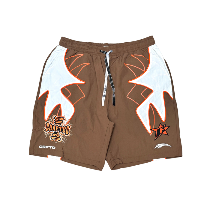 CRAFTED FASHION SHORT SET - CR576 - BROWN